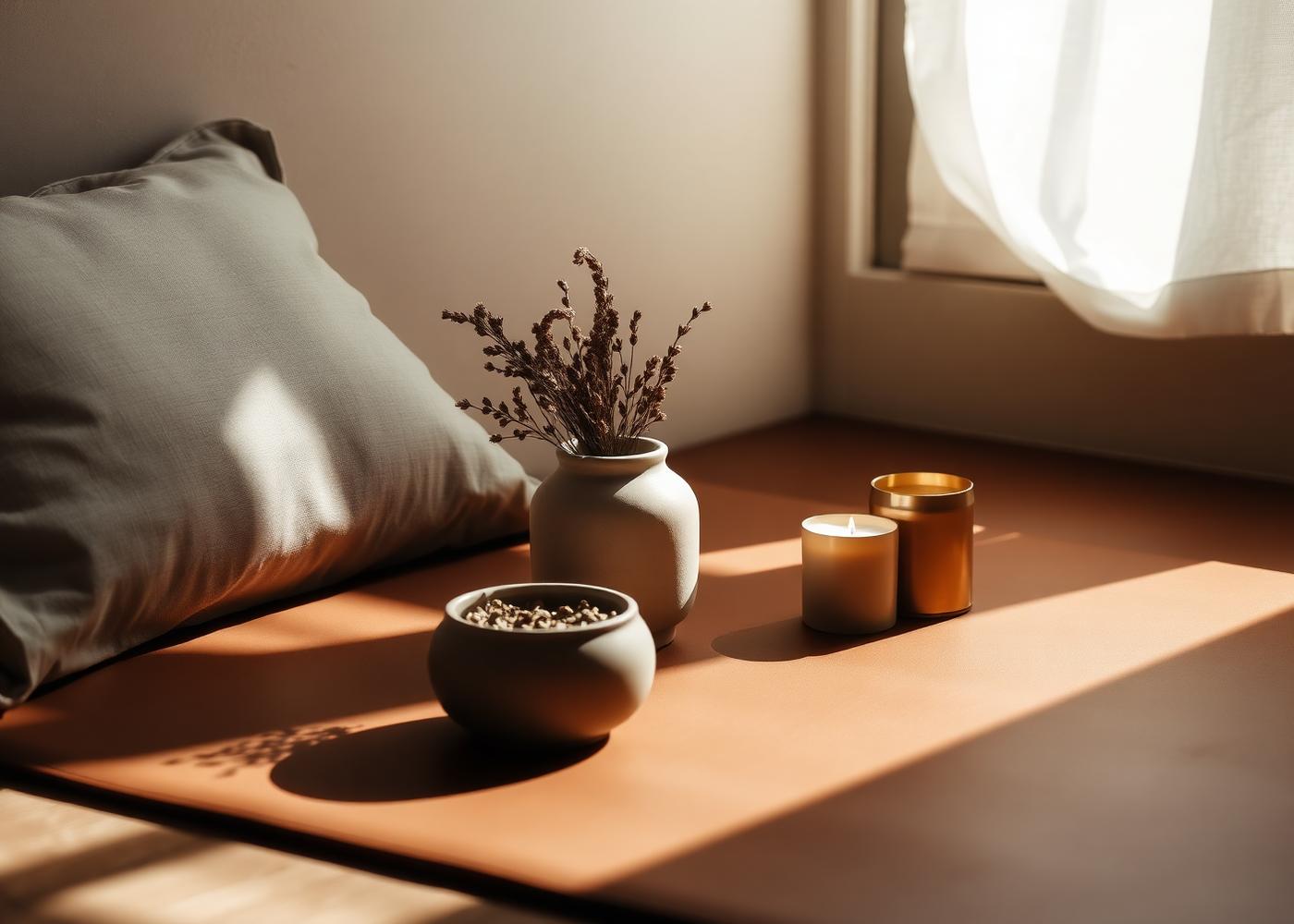 A grounded meditation space